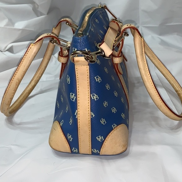 DOONEY and Bourke Signature Blue Satchel - Picture 10 of 16